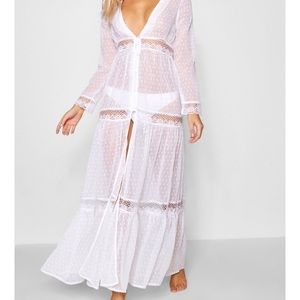 Lace Swim coverup Dress